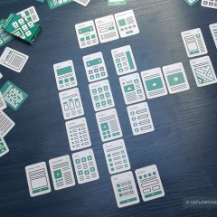 UX Flowchart Cards Scheme Example